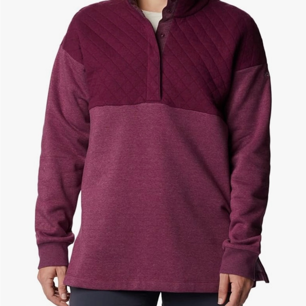 Columbia women Hart MountIn Quilted Pullover NWT